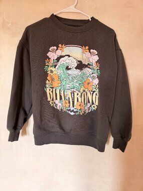 Billabong Vintage Graphic Crewneck Sweatshirt M